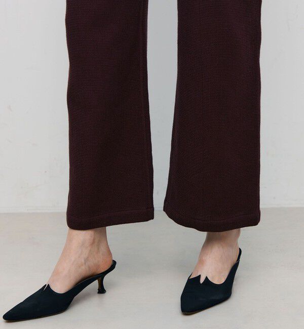 BACCA「ワッフルクロス リラックスジャンプスーツ」|オールインワン|