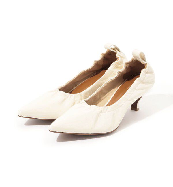 TOMORROWLAND GOODS「L'unique et moi ALICEⅡ ポインテッドトゥパンプス」|パンプス|11 ホワイト