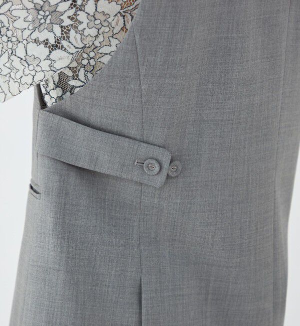 TOMORROWLAND collection「ファインウーステッドウール カラーレスジレ」|ベスト・ジレ|