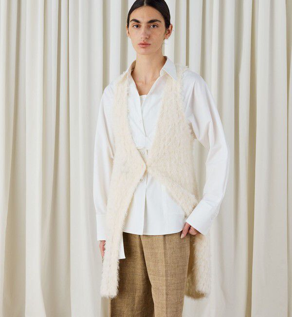 DES PRES「フラッフィーコットン ミドルジレ」|ベスト・ジレ|