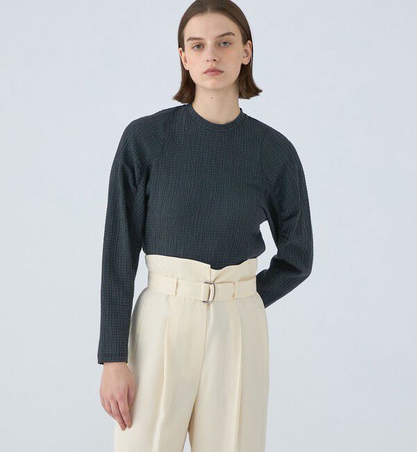 Ballsey「モザイクジャージー マトンスリーブプルオーバー」|Tシャツ・カットソー|