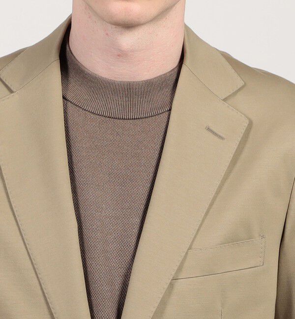 TOMORROWLAND MENS「コットンポリエステル ストレッチツイル シングルブレステッド2Bジャケット」|テーラードジャケット|