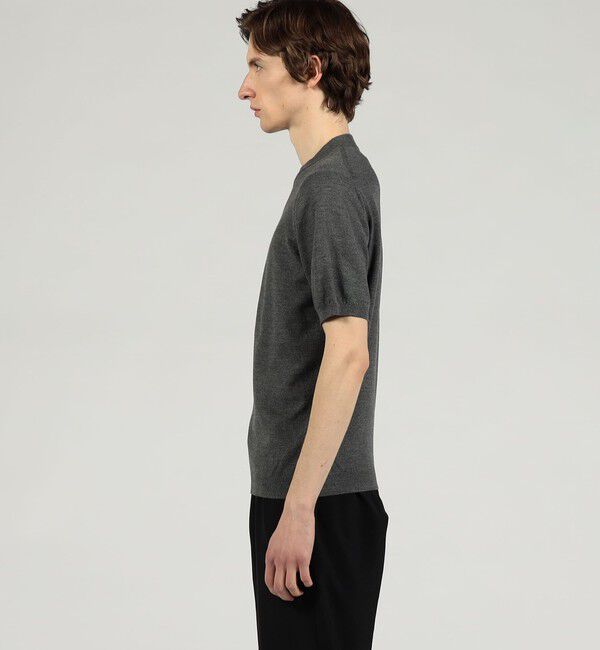 TOMORROWLAND MENS「シルクコットン モックネックプルオーバーニット」|ニット・セーター|