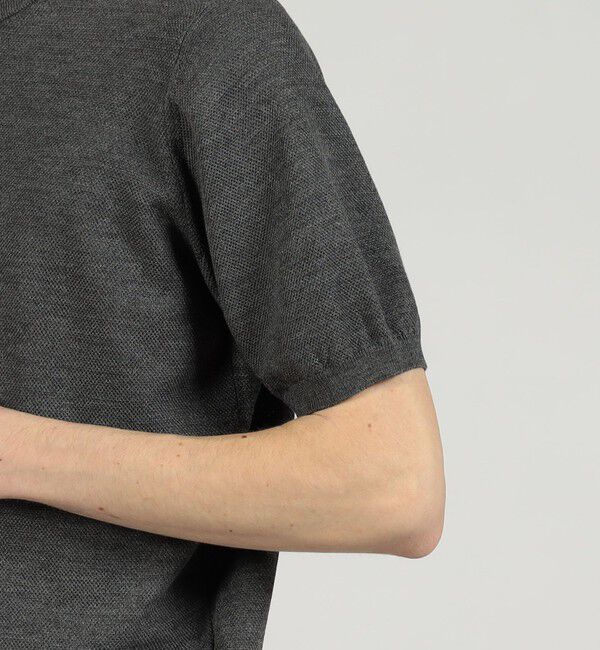 TOMORROWLAND MENS「シルクコットン モックネックプルオーバーニット」|ニット・セーター|