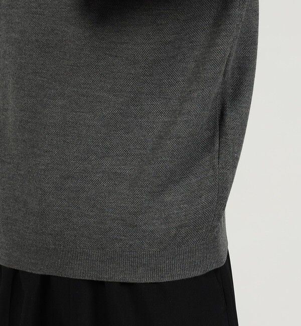 TOMORROWLAND MENS「シルクコットン モックネックプルオーバーニット」|ニット・セーター|