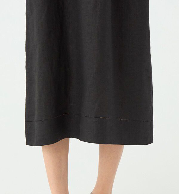 TOMORROWLAND collection「スムースリネン Vネックワンピース」|ワンピース|