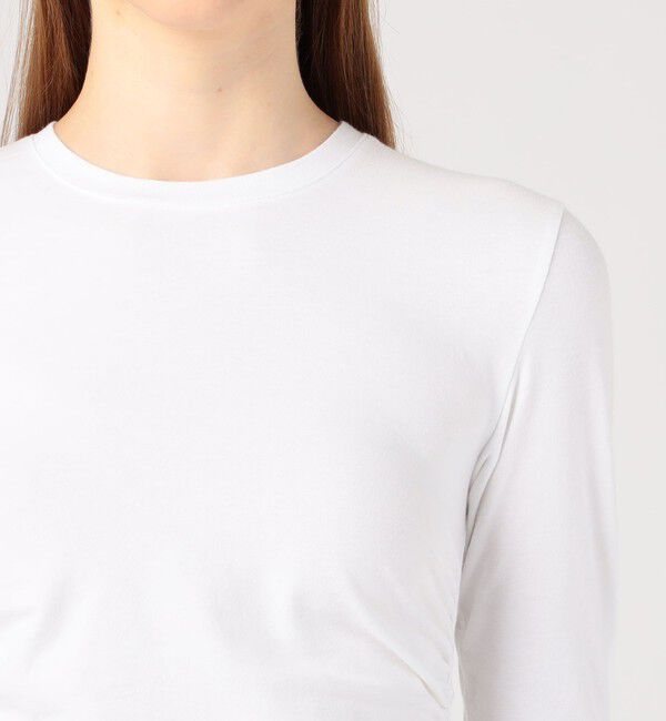 JAMES PERSE「コットンポリエステルジャージー サイドシャーリングTシャツ WMTP3232」|Tシャツ・カットソー|