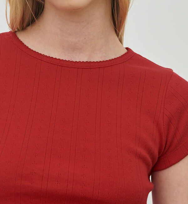 DES PRES「アイレットジャージー ミニTシャツ」|Tシャツ・カットソー|