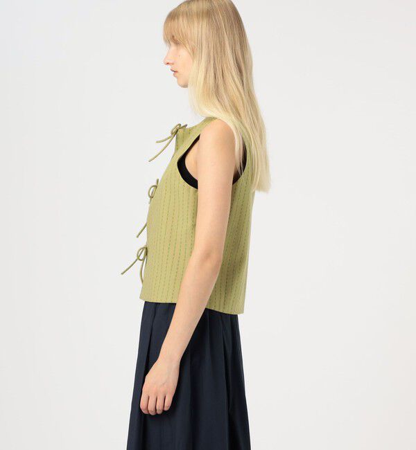 TOMORROWLAND GOODS「LUTCHMIAH JACQUARD RIBBON ベスト」|ベスト・ジレ|