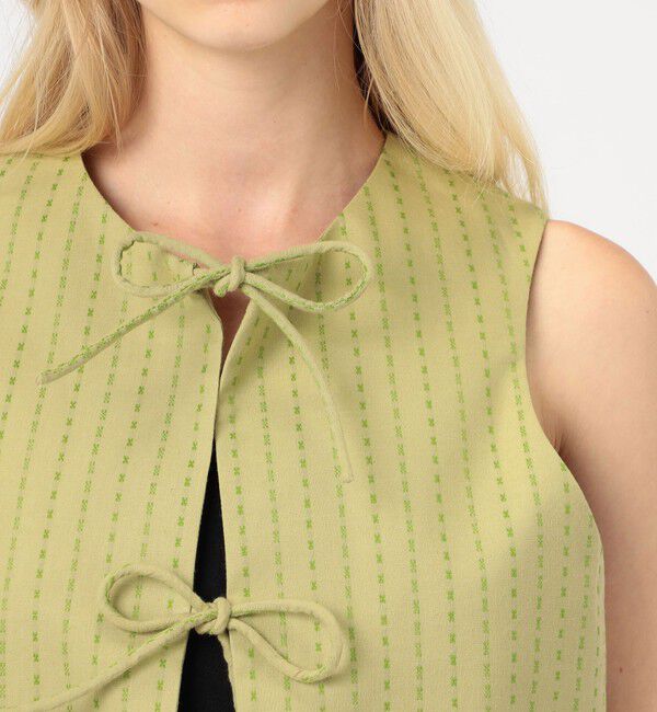 TOMORROWLAND GOODS「LUTCHMIAH JACQUARD RIBBON ベスト」|ベスト・ジレ|