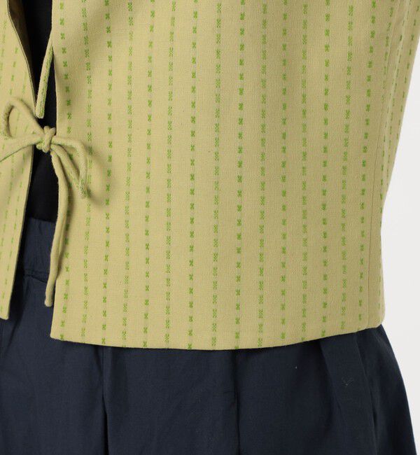TOMORROWLAND GOODS「LUTCHMIAH JACQUARD RIBBON ベスト」|ベスト・ジレ|