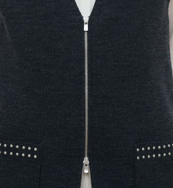 DES PRES「ハーフカーディガン ミドルジレ」|ベスト・ジレ|