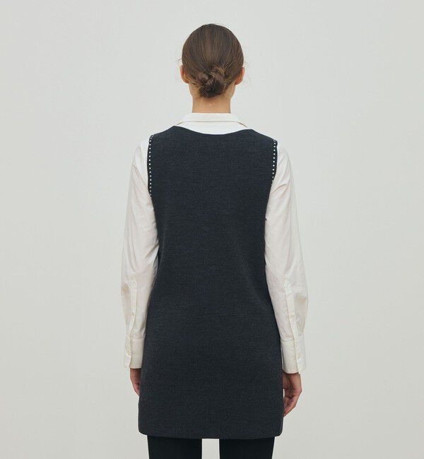 DES PRES「ハーフカーディガン ミドルジレ」|ベスト・ジレ|