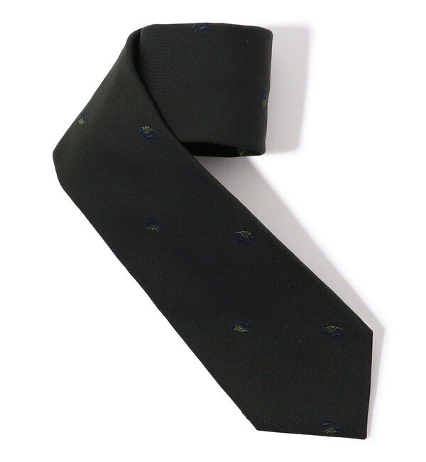 TOMORROWLAND GOODS「TOMORROWLAND シルクジャガード 小紋柄ネクタイ」|ネクタイ・蝶ネクタイ|58 ダークグリーン系