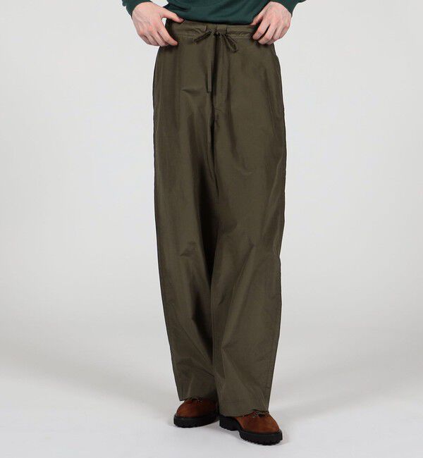 TOMORROWLAND MENS「コットンシルク バレルイージーパンツ」|その他|