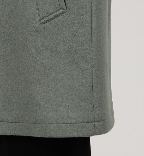 TOMORROWLAND MENS「SUPER120&rsquo;Sウール ショートベロア バルカラーコート」|ステンカラーコート|