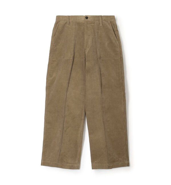 TOMORROWLAND MENS「コットンコーデュロイ ベイカーパンツ DUCA VISCONTI」|カーゴ|43 ベージュ