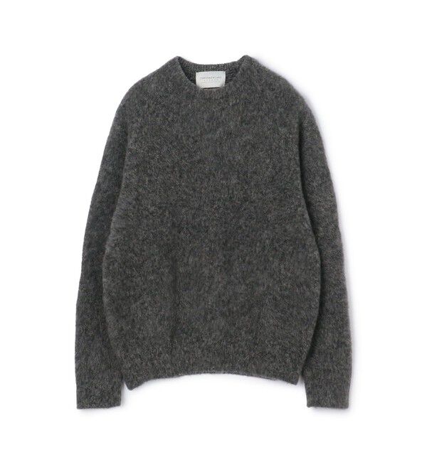 TOMORROWLAND MENS「TOMORROWLAND Tricot ウールシャギー クルーネックプルオーバー」|ニット・セーター|15 グレー