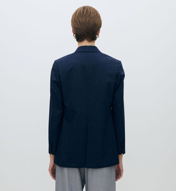 TOMORROWLAND collection「スクーロブルー ダブルブレストジャケット」|テーラードジャケット|