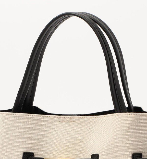 TOMORROWLAND GOODS「VIOLAd'ORO キャンバス レザーパイピング トートバッグ L」|トートバッグ|