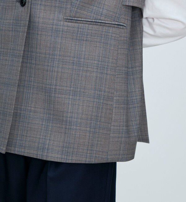 TOMORROWLAND collection「ZELANDER NATURAL STRETCH Vカラージレ」|ベスト・ジレ|