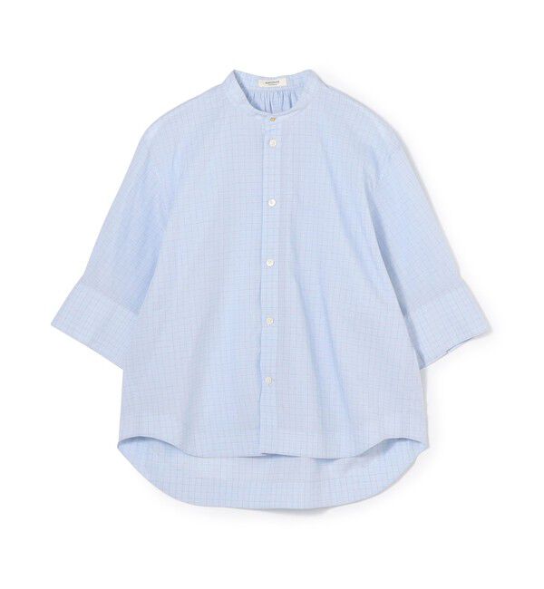 MACPHEE「【WEB先行予約】コットンブロード オーバーサイズシャツ」|シャツ・ブラウス|64 ライトブルー系