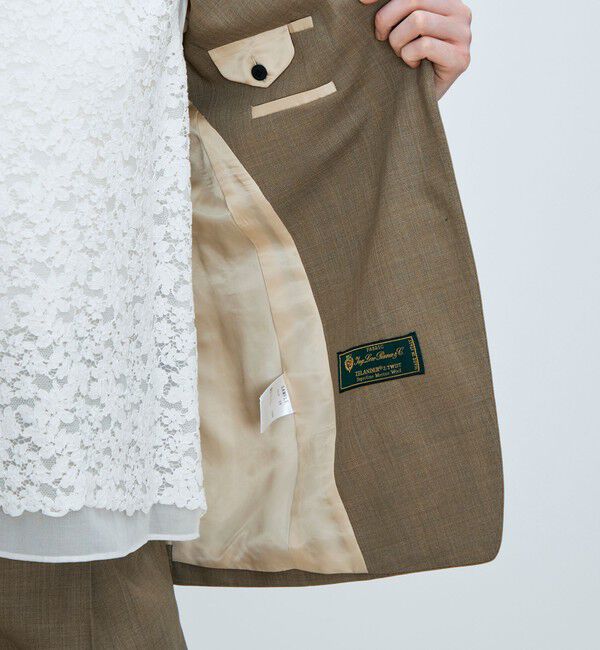 TOMORROWLAND collection「ZELANDER Z-TWIST 2Bテーラードジャケット」|テーラードジャケット|