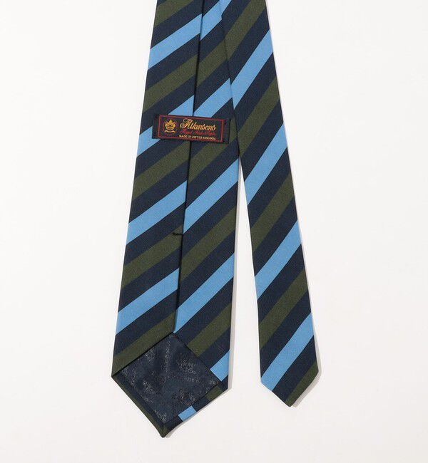 TOMORROWLAND GOODS「Atkinsons アイリッシュポプリン レジメンタルストライプネクタイ」|ネクタイ・蝶ネクタイ|