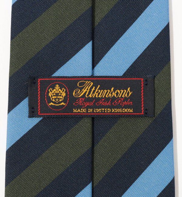 TOMORROWLAND GOODS「Atkinsons アイリッシュポプリン レジメンタルストライプネクタイ」|ネクタイ・蝶ネクタイ|