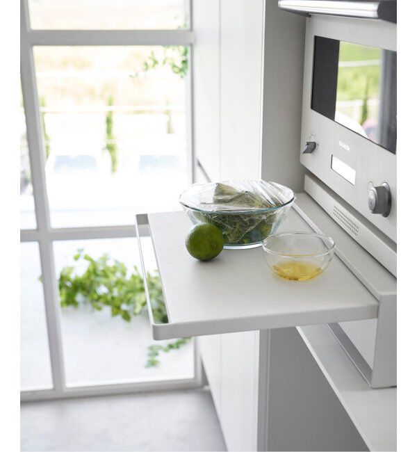journal standard Furniture「《WEB限定》【tower/タワー】キッチン家電下引き出し&スライドテーブル」|食器・キッチングッズ|