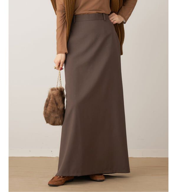 Plage「Back flare スカート」|スカート|ブラウン