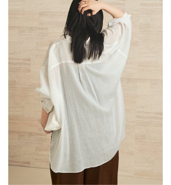 Plage「《予約》RAMIE LYOCELL VOLUME シャツ」|シャツ・ブラウス|