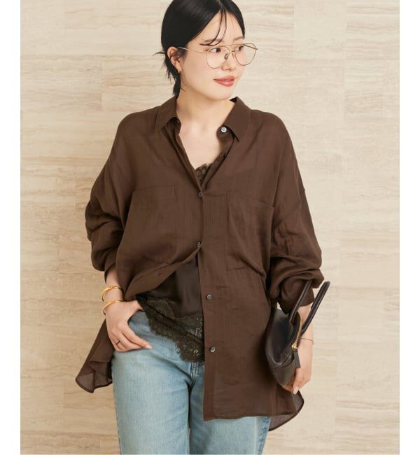 Plage「《予約》RAMIE LYOCELL VOLUME シャツ」|シャツ・ブラウス|