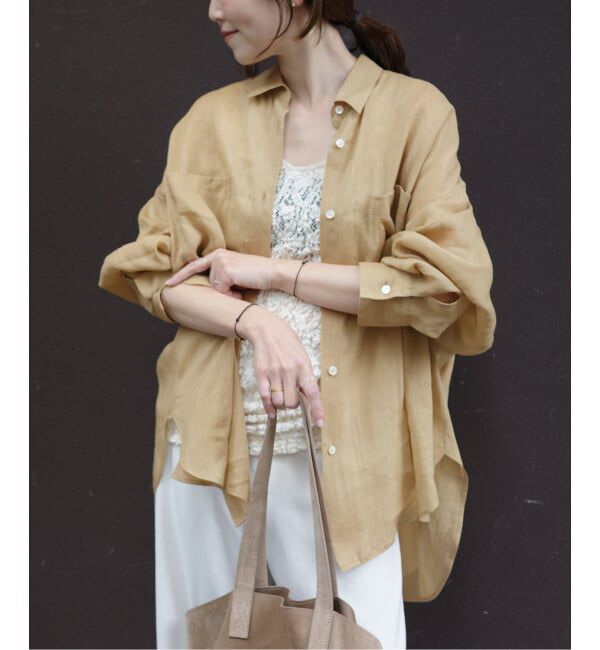 Plage「《予約》RAMIE LYOCELL VOLUME シャツ」|シャツ・ブラウス|