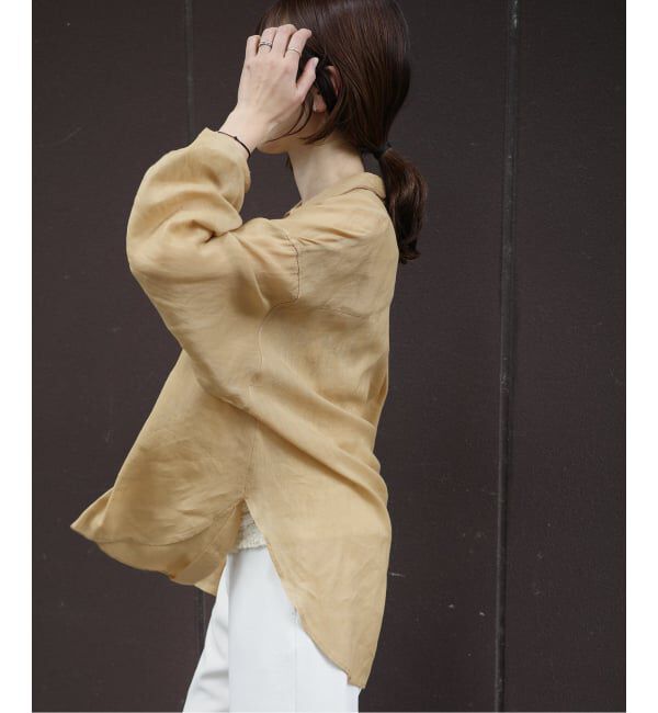 Plage「《予約》RAMIE LYOCELL VOLUME シャツ」|シャツ・ブラウス|ベージュ A