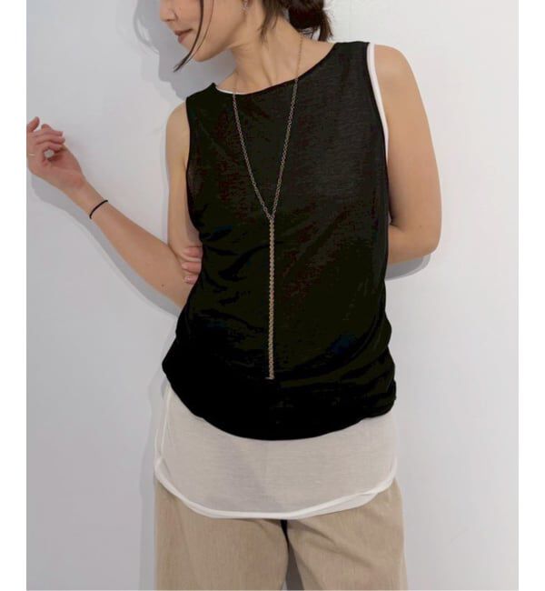 Plage「《博多店・WEB限定》sheer タンク」|タンクトップ|