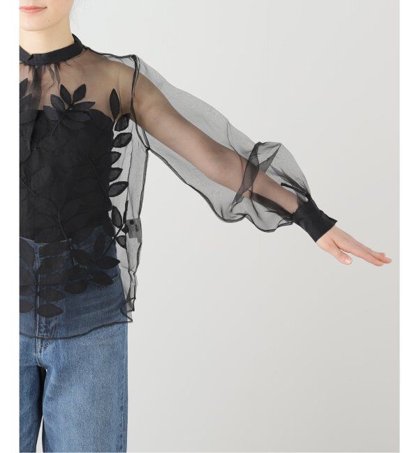 IENA LA BOUCLE「mii/ミイ HAND EMBROIDERED ブラウス」|シャツ・ブラウス|