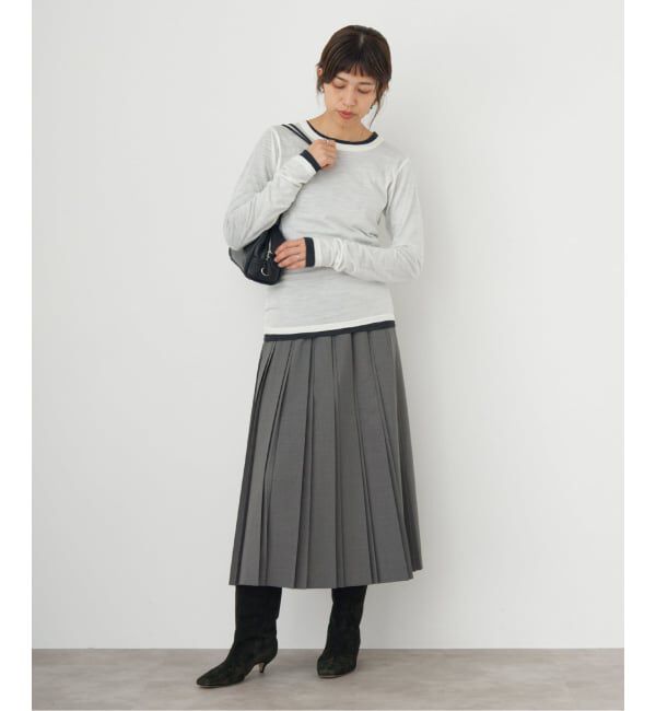 IENA「ストレッチプリーツスカート」|スカート|