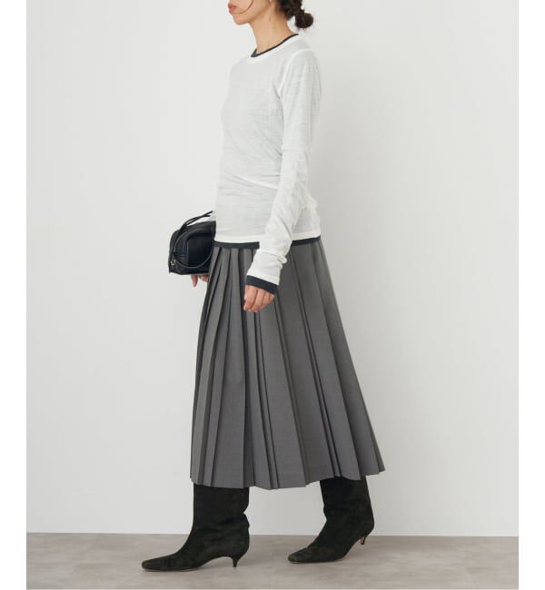IENA「ストレッチプリーツスカート」|スカート|