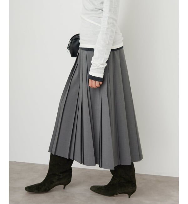 IENA「ストレッチプリーツスカート」|スカート|