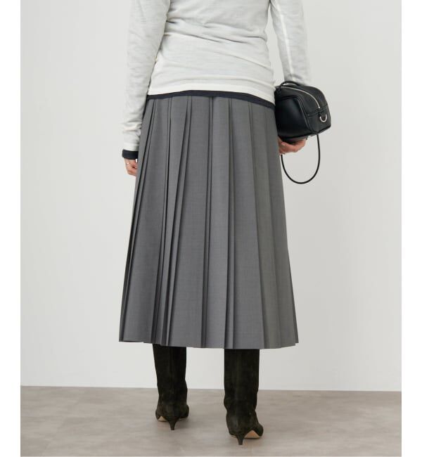 IENA「ストレッチプリーツスカート」|スカート|