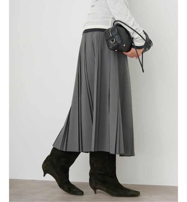 IENA「ストレッチプリーツスカート」|スカート|