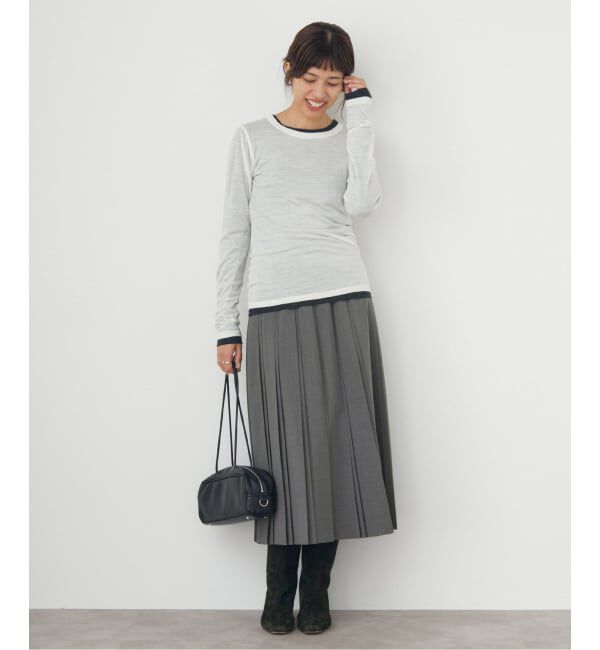 IENA「ストレッチプリーツスカート」|スカート|