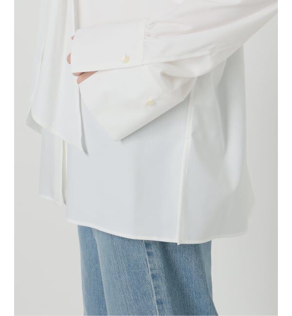 IENA LA BOUCLE「IENA LA BOUCLE コットンフロンタブルボウタイブラウス」|シャツ・ブラウス|