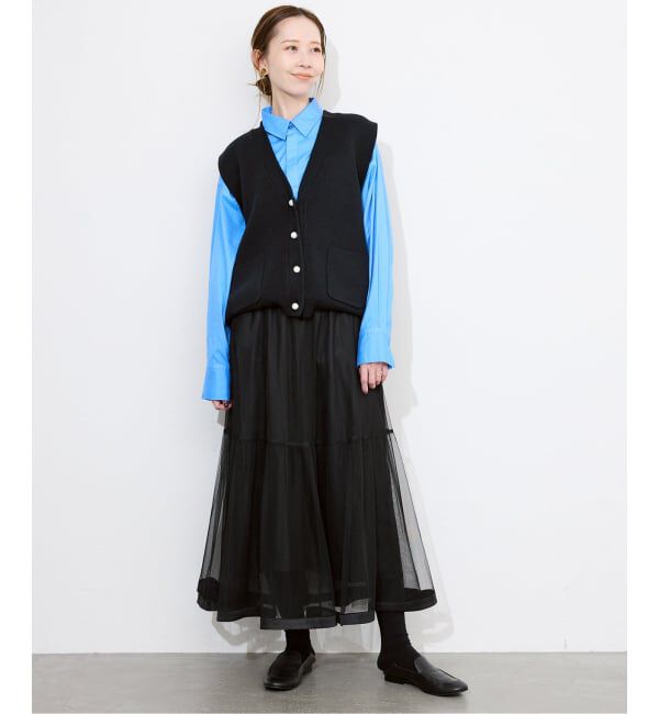 SLOBE IENA「《追加》パールニットベスト」|ベスト・ジレ|