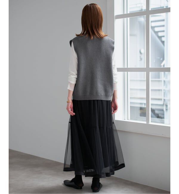 SLOBE IENA「《追加》パールニットベスト」|ベスト・ジレ|