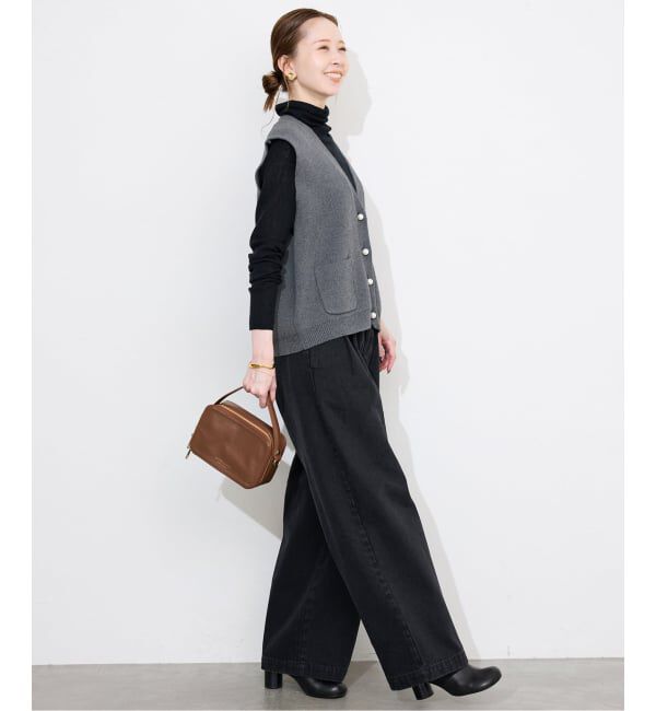 SLOBE IENA「《追加》パールニットベスト」|ベスト・ジレ|