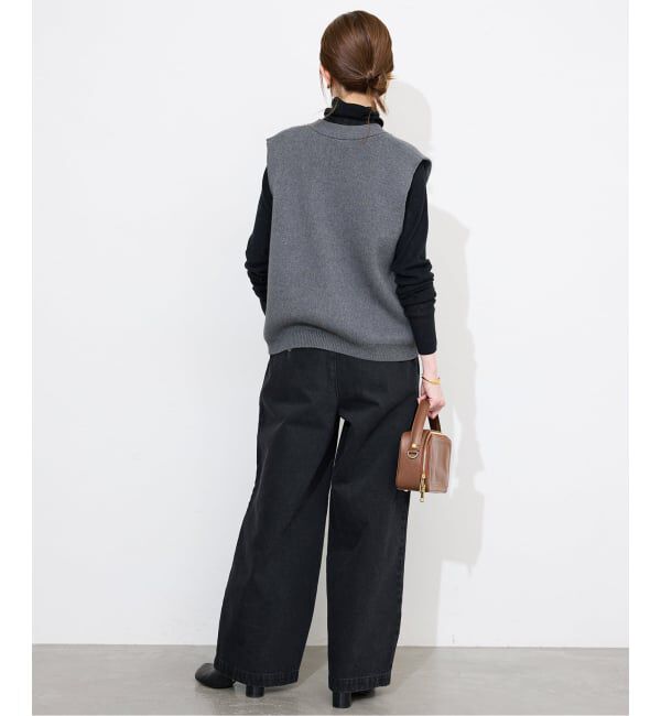 SLOBE IENA「《追加》パールニットベスト」|ベスト・ジレ|