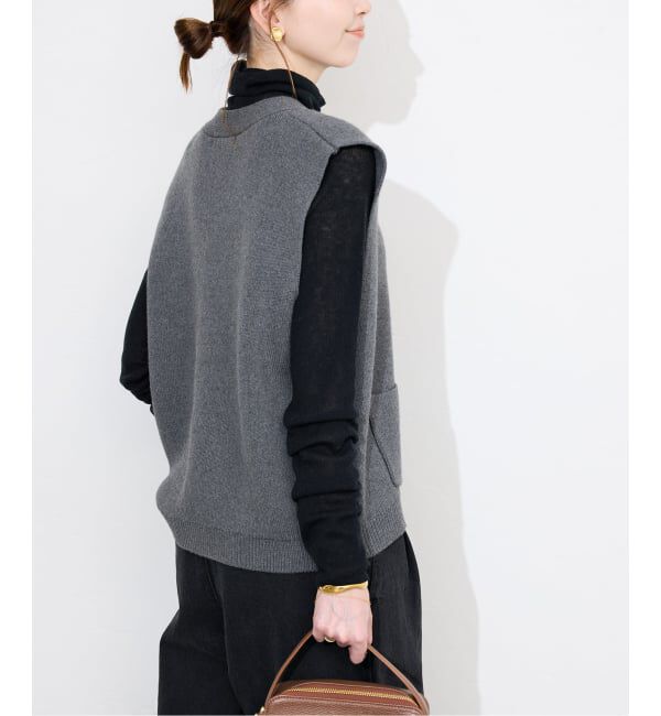 SLOBE IENA「《追加》パールニットベスト」|ベスト・ジレ|