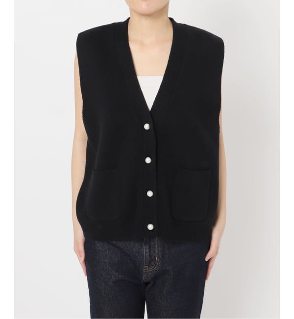 SLOBE IENA「《追加》パールニットベスト」|ベスト・ジレ|